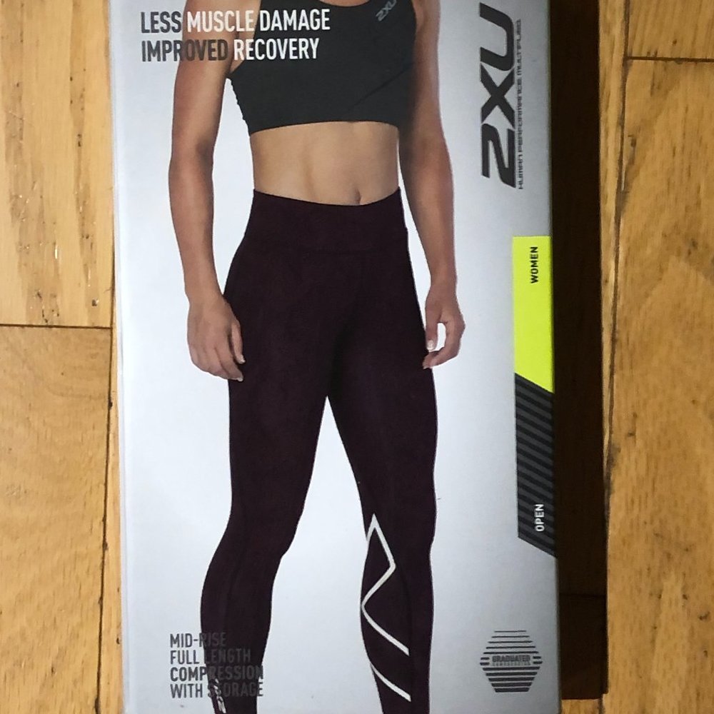 Brand New 2XU mid-rise full length compression tights